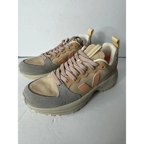 New VEJA VENTURI VC SUEDE Sneakers in ALMOND PEACH Women's EU 37 US 6 UK 4